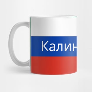 Kaliningrad City in Russian Flag Mug